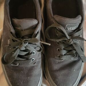 Mens vans black size 8